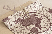 Mythical Animals patterns, a Pattern Graphic by Piñata (Thumbnail 6 of 13)