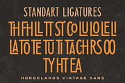 Horderlands - Condensed Vintage Sans, a Font by Letterhend Studio (Thumbnail 6 of 9)