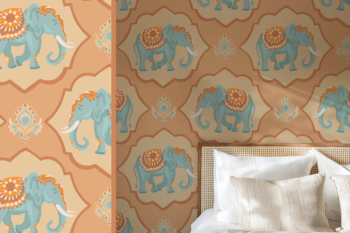 Indian vector patterns, a Pattern Graphic by Carpet Tapete Pretzel (Photo 22 of 25)