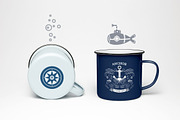 Vintage marine illustrations, a Texture Illustration by Dasha Efremova (Thumbnail 7 of 7)