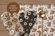Pastry Chef Bakery Pattern Set, a Pattern Graphic by Red Ink (Thumbnail 4 of 9)