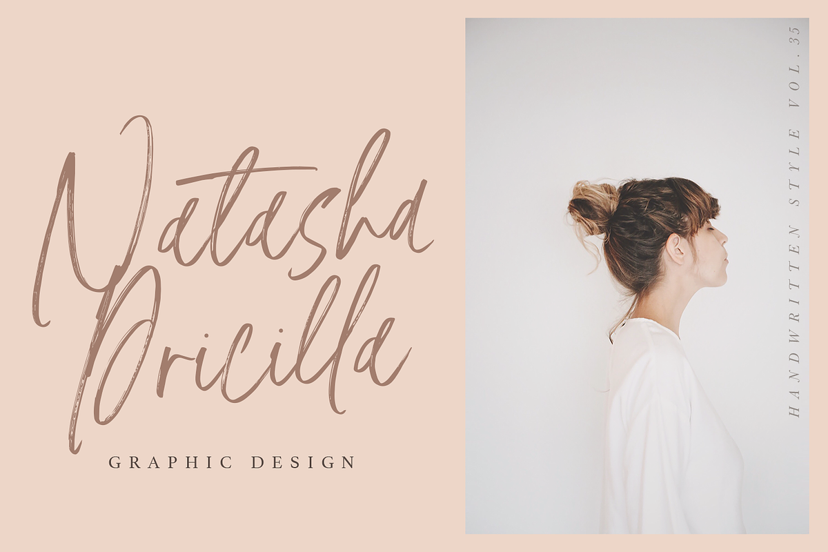 Neutral Autumn - Handwritten Font, a Script Font by Megi Satyo Widodo (Photo 2 of 17)