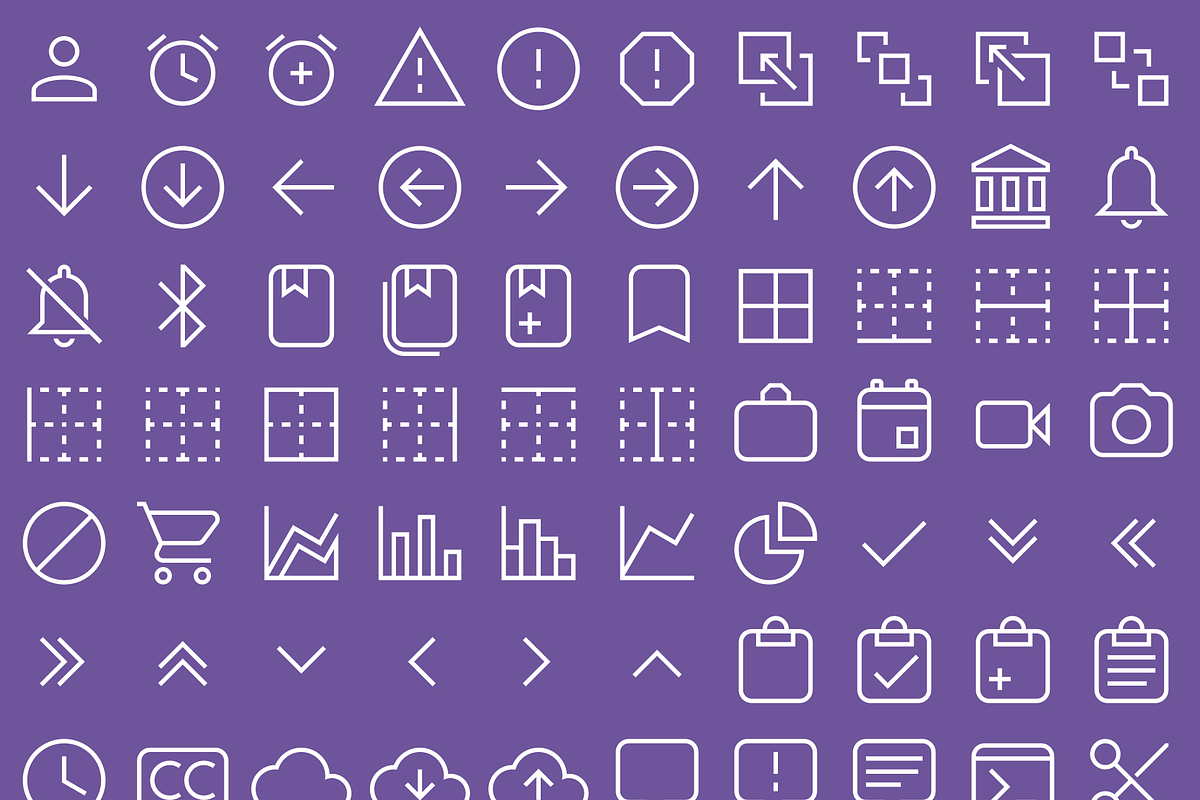 Material Design Icons - Light preview 3