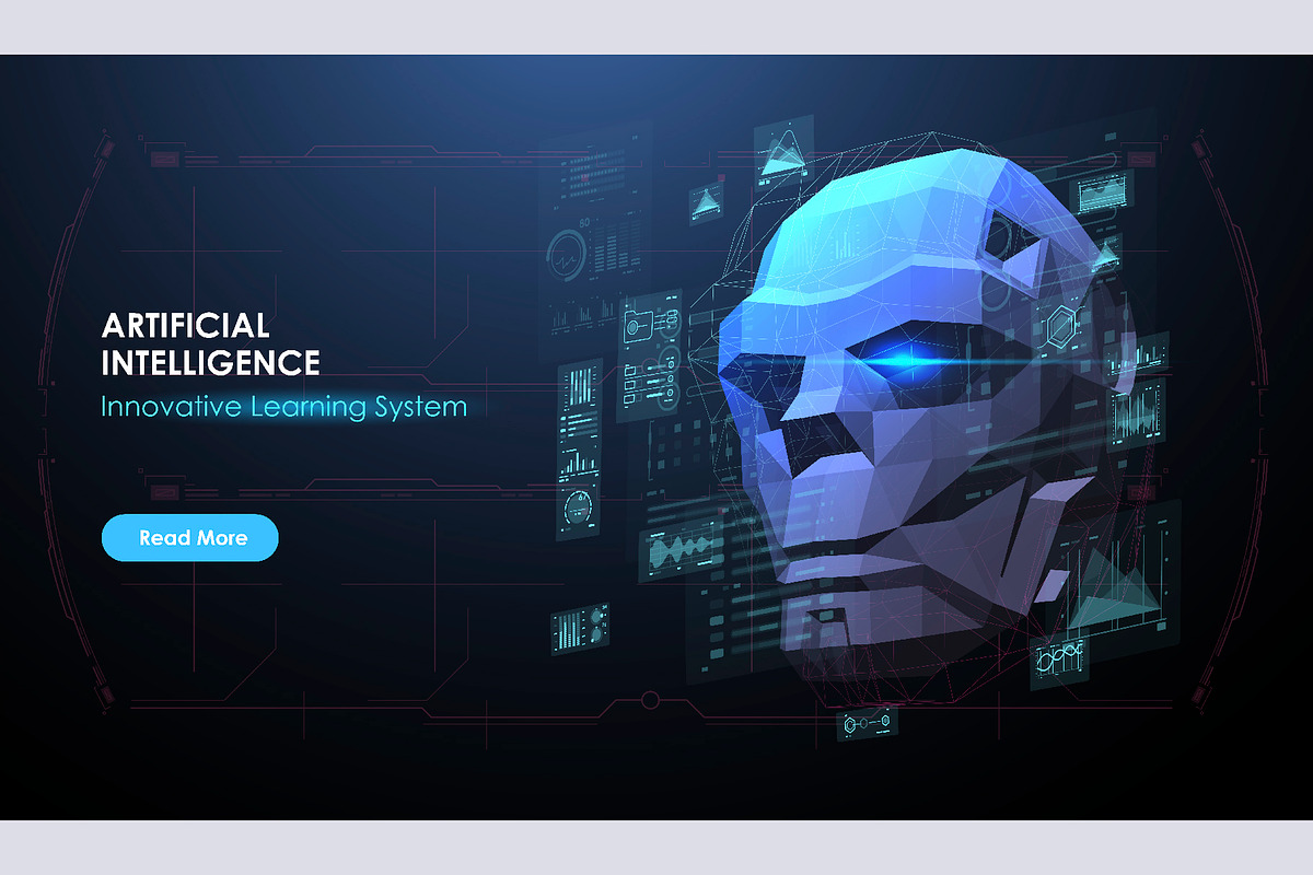 Futuristic posters AI, a Technology Illustration by Andrew_Derr (Photo 6 of 11)