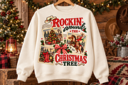 Retro Cowgirl Christmas Tree Png, an Object Graphic by Daisy Design (Thumbnail 3 of 3)