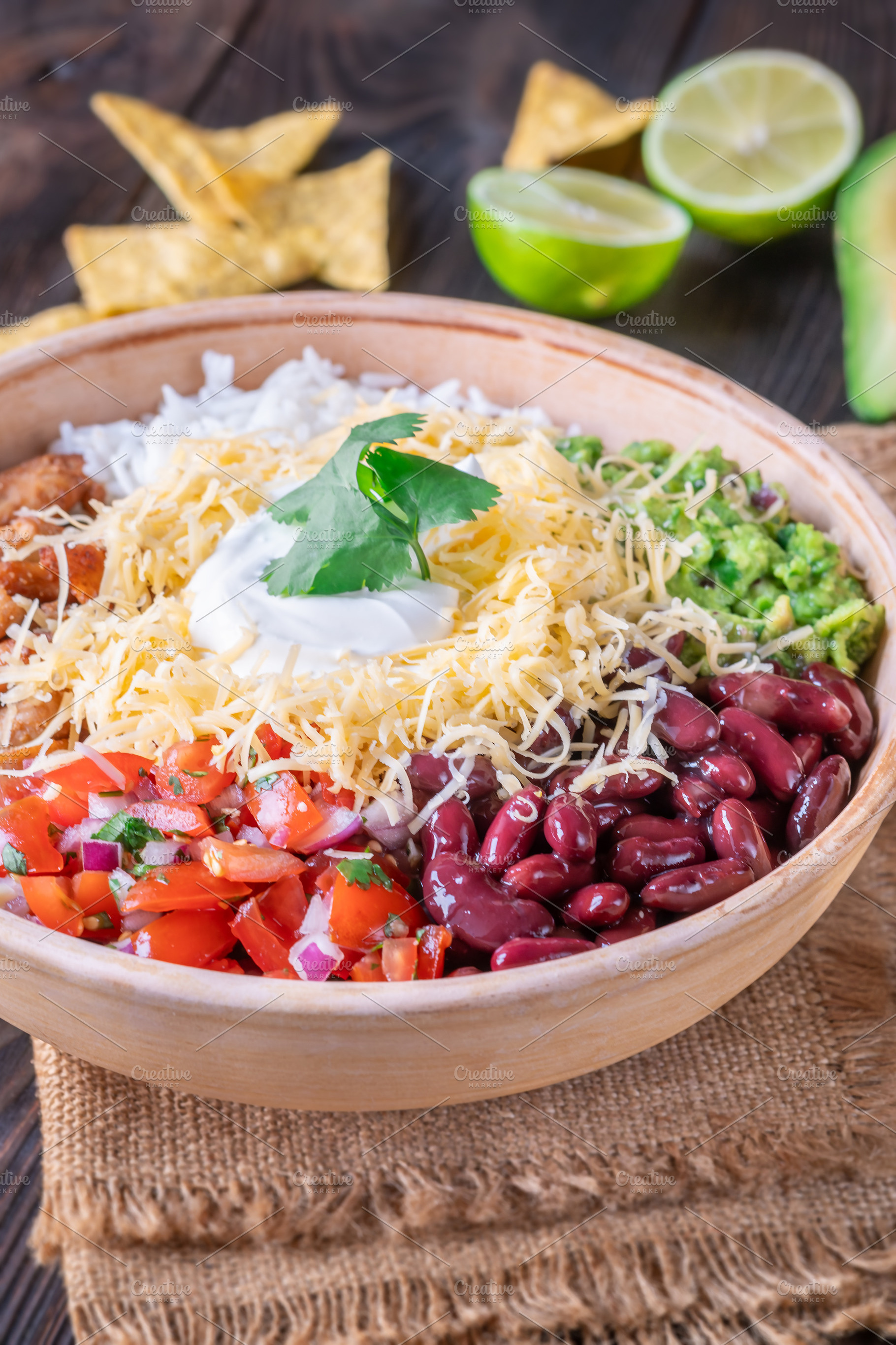 Large Burrito Bowl, a Food & Drink Photo by Alexander Prokopenko