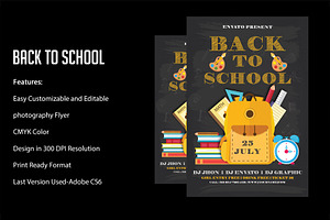 Back to School Flyer Template
