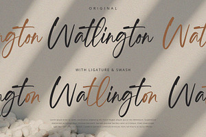 Watlington - Handwritten Font