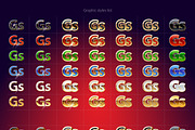 AI CS6 graphic styles Extragold, a Layer Style Add-On by popskraft (Thumbnail 2 of 4)