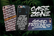 NORTH ZONE. //Urban Brush//, a Blackletter Font by ErgibiStudio (Thumbnail 4 of 12)