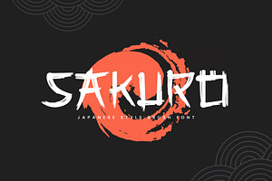 Sakuro – Japanese Style Brush Font
