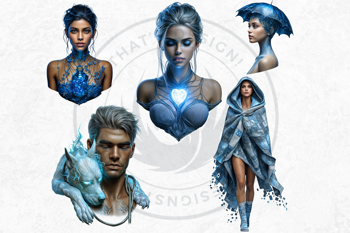 Dream Drifters Surreal Cliparts, a Person Illustration by ThatsDesignArt (Photo 13 of 15)