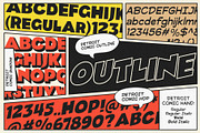 Detroit Comic – Comic Font Pair, a Sans Serif Font by Prioritype Co (Thumbnail 9 of 12)