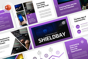 SHIELDBAY - Cyber Security PPT, a Presentation Template by rgbryand