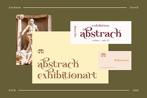 Ancient Zurich - Elegant Serif Logo