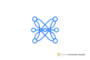 Abstract Network Connection Logo, a Branding & Logo Template by Vectorium Studio (Thumbnail 5 of 16)