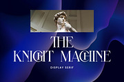 The Knight Machine Serif Font, a Serif Font by UICreative (Thumbnail 1 of 13)