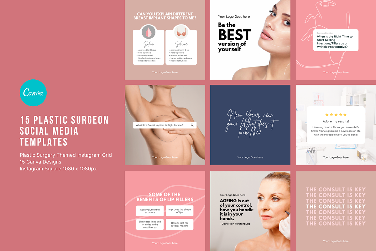 Plastic Surgeon Templates, a Social Media Template by Sincerely Media (Photo 1 of 10)