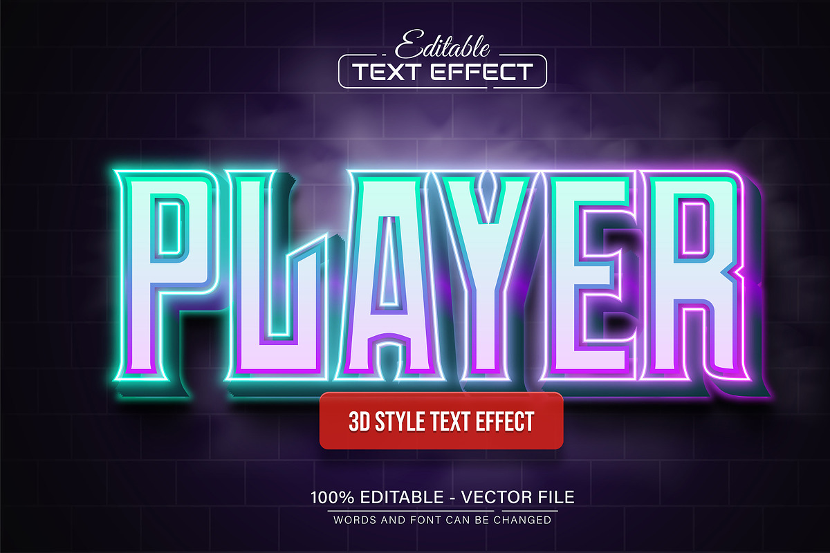 3D Text Effects Collection Vol 36, a Graphic by Aglonemadesign (Photo 9 of 9)