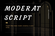 Moderat Script Elegant Natural Flow, a Script Font by adenpinkstore (Thumbnail 5 of 7)