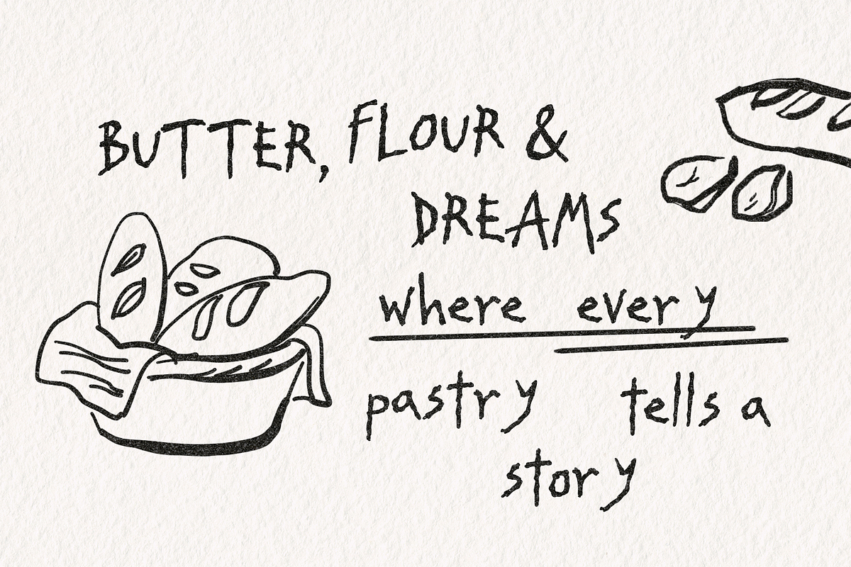 Cezanne Scribbles Inky Display Font, a Handwritten Font by Nonceni (Photo 2 of 11)