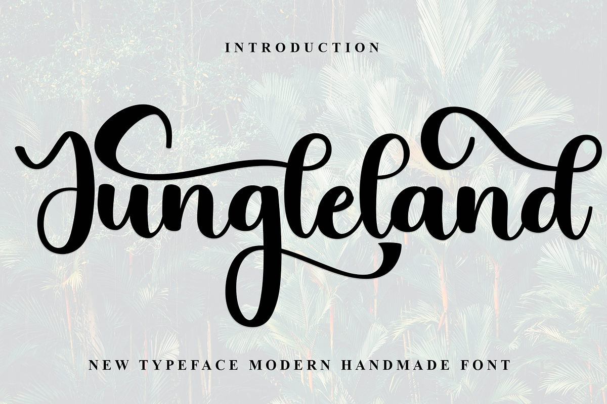 Jungleland, a Handwritten Font by InermediaSTUDIO (Photo 1 of 8)
