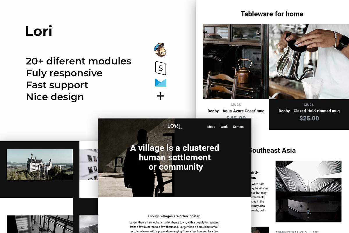 Lori – Responsive Email template, an Email Template by ThemesCode