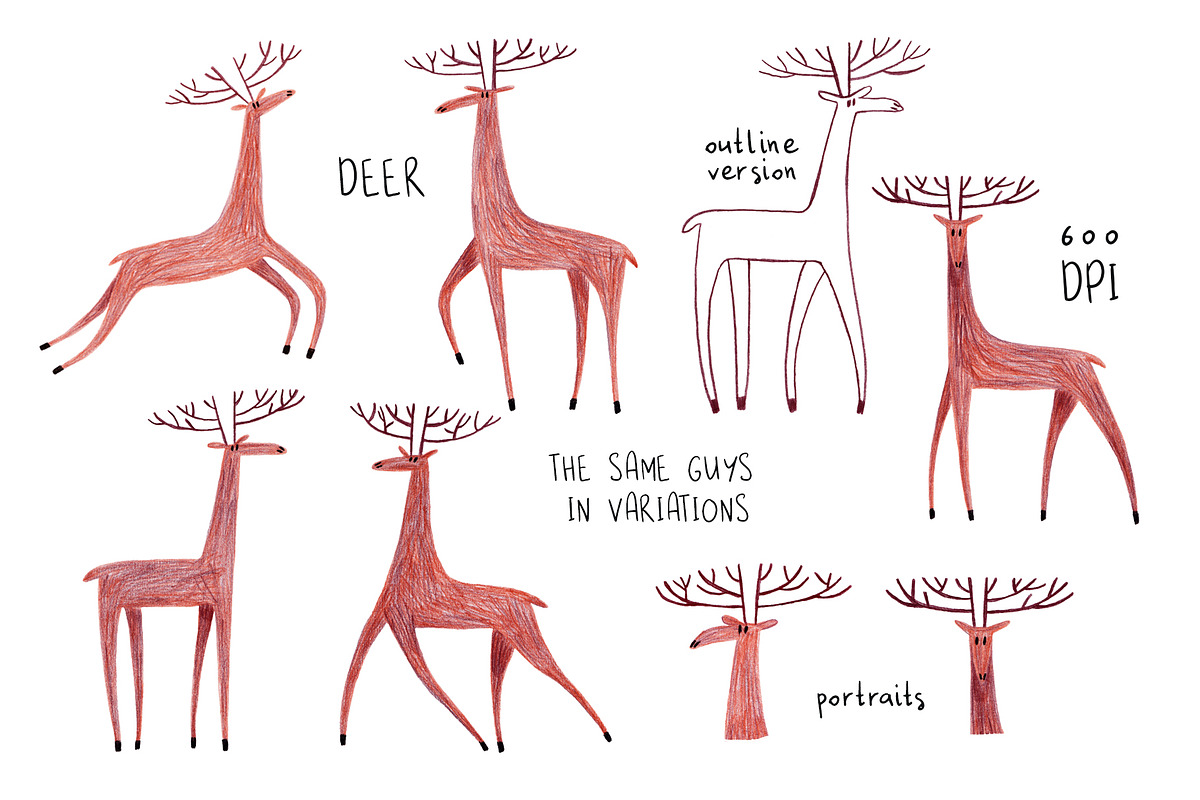 Kids love funny animals. Part 4, an Animal Illustration by Annakniaz (Photo 3 of 14)