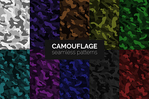 240 Camouflage Patterns Bundle