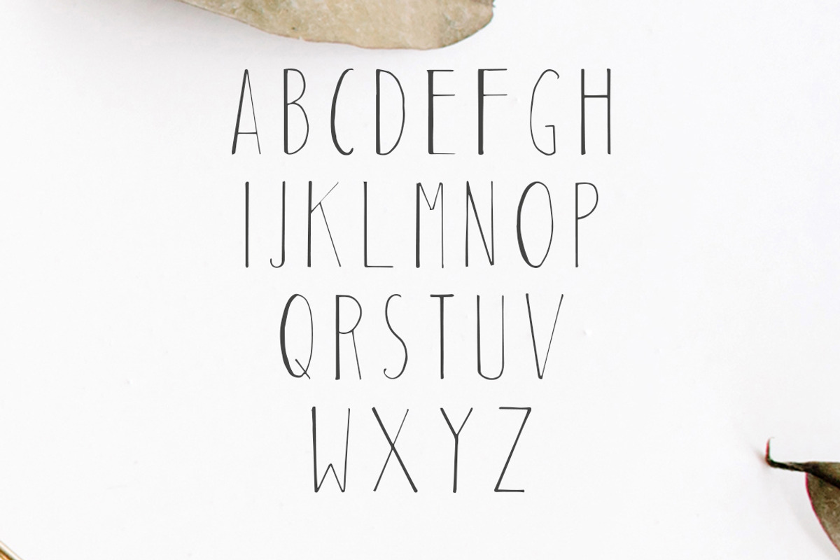 Habel Handmade Duo Font preview 2