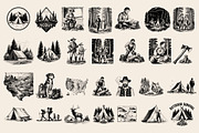 Vintage Outdoor Camping illustration, an Object Illustration by Nocturnal Wolf (Thumbnail 7 of 18)