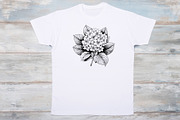 Hydrangea SVG - Flowers Clip Art, an Illustration by YouniqueArtwork (Thumbnail 3 of 5)