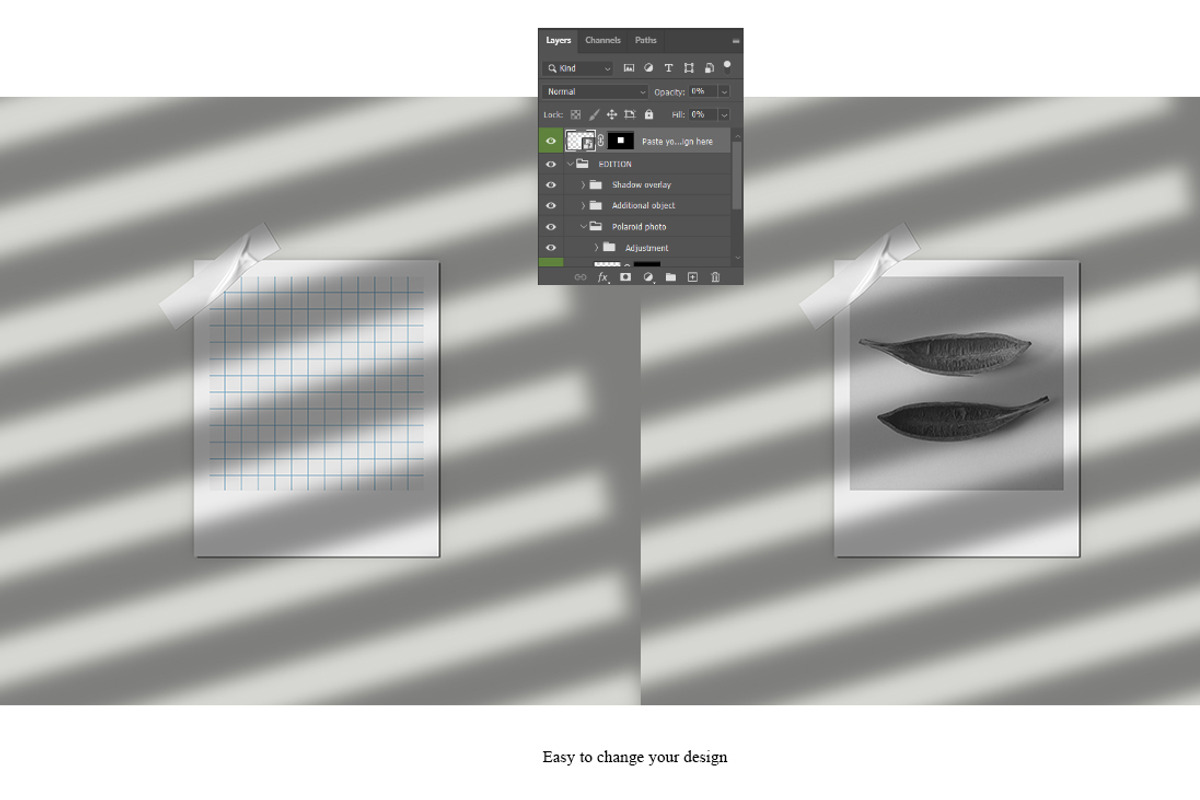 Polaroid Photos Mockup, a Product Mockup by FathirMarz (Photo 7 of 10)