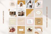 Boho Social Media Templates Canva, a Social Media Template by Boltik Studio (Thumbnail 3 of 9)