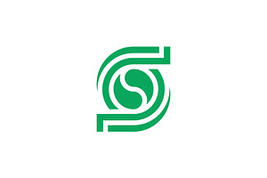 simple yin-yang letter S logo, a Branding & Logo Template by Rasagama Studio