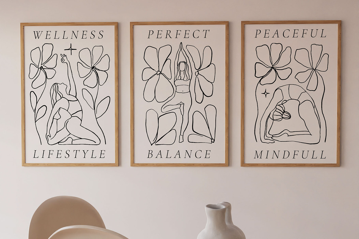 Modern Wall Art Posters Bundle, a Graphic by Ayya Studio (Photo 61 of 94)