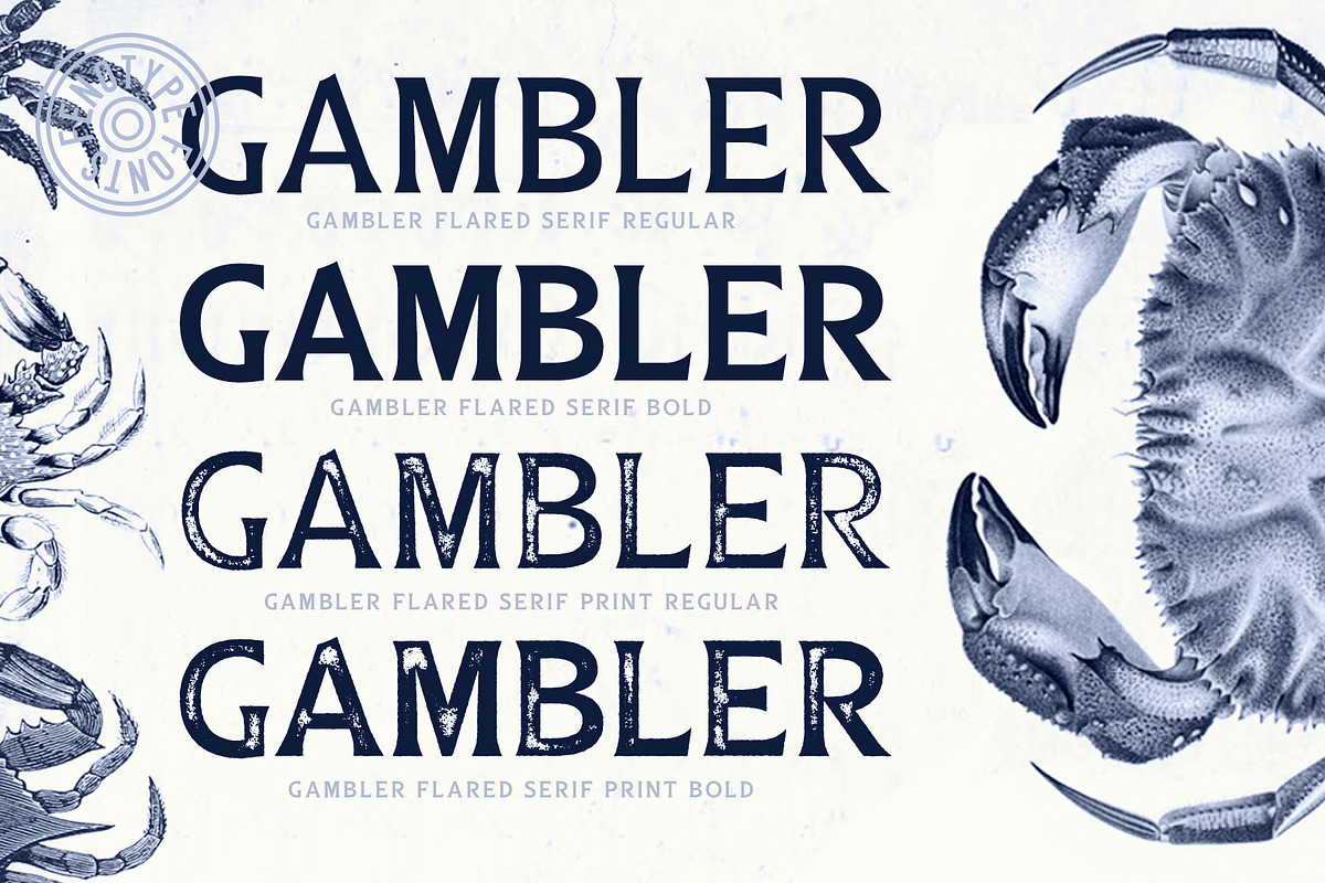 Gambler Flared Serif, a Serif Font by Fenotype (Photo 2 of 7)