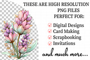 Watercolor Floral Clipart Flower, an Illustration by Daily.Designs (Thumbnail 2 of 8)