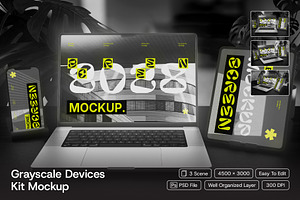 Devices Kit Mockup, a Wearable Device Mockup by herutage