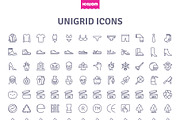 3552 Unigrid icons, an Outline Icon by Icojam store (Thumbnail 13 of 14)