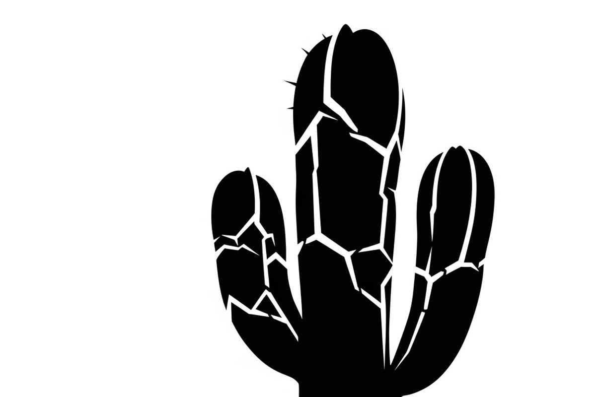 collection of desert cactus silhouet, an Illustration by Amazin_art (Photo 4 of 33)