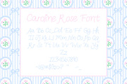 Caroline Rose Script Font, a Font by PrettyGrandmillennial (Thumbnail 2 of 3)