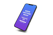 iPhone 13 Mockup Smartphone Template, an iPhone Mockup by DesignRushMarket (Thumbnail 6 of 11)