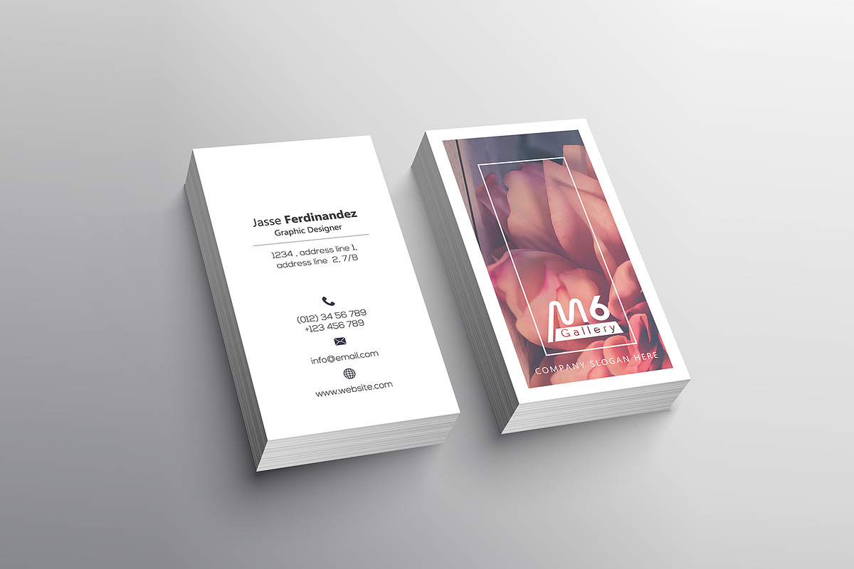 Unique 50 Business Card Bundle, a Business Card Template by M6 Gallery (Photo 46 of 151)