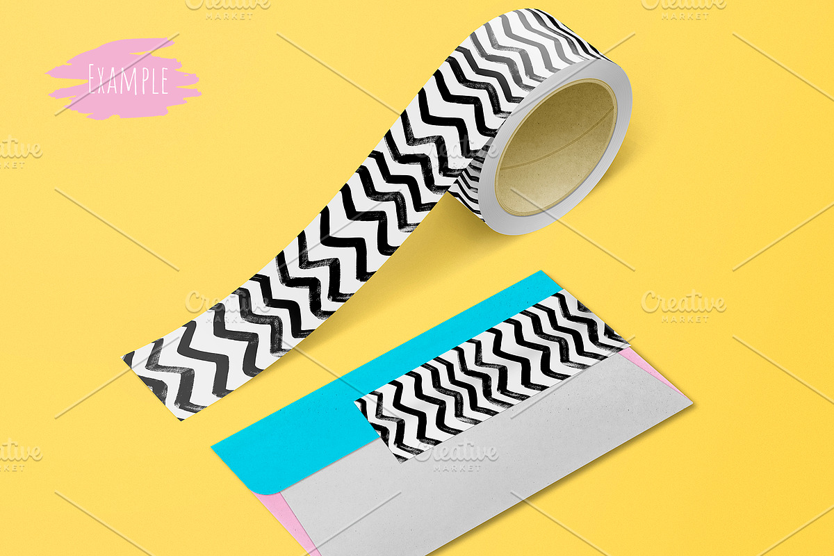 Tape and envelope mockup, a Mockup by ⚞ Kind Illustration ⚟ (Photo 4 of 8)