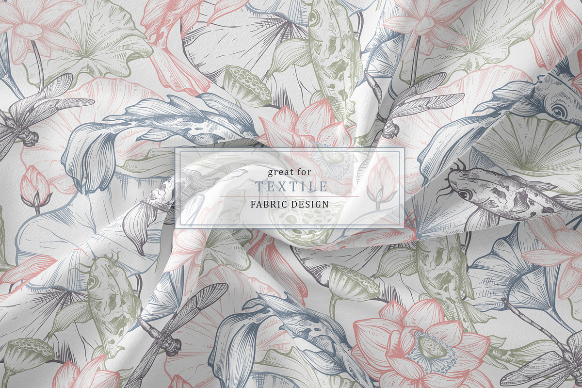 Lotus Blossom Vector Collection, a Pattern Graphic by Molly art (Photo 10 of 16)