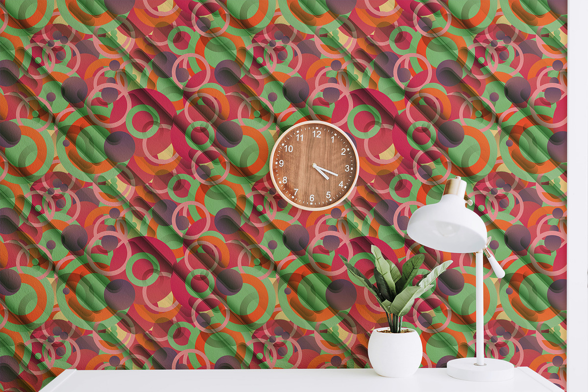 wallpaper geometrical shapes, a Pattern Graphic by AAN Seamless Shop (Photo 3 of 3)