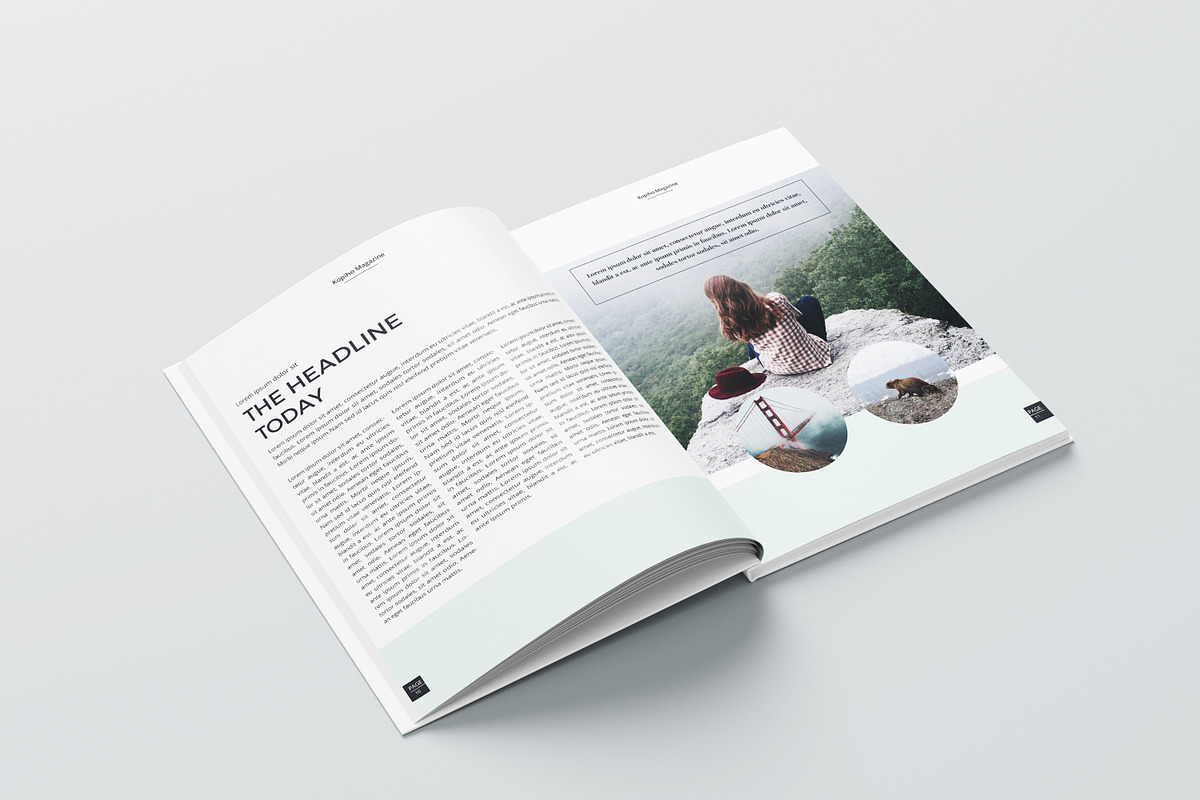 KOPIHO/ Magazine Template, a Magazine Template by obidullah_01 (Photo 8 of 14)