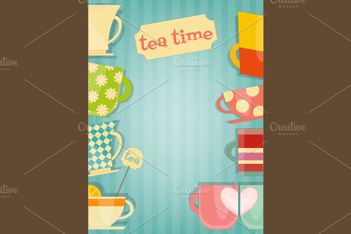 Tea Time, a Decorative Illustration by ELFIVETROV DESIGN