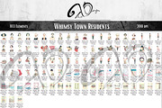 Whimsy Town Residents: Retro Clipart, a Person Illustration by NiiiNArt (Thumbnail 6 of 7)